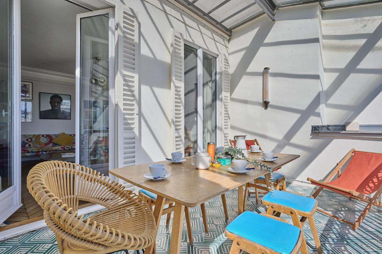 Apartment Center Of Paris With Terrace By Studio Prestige Exterior foto